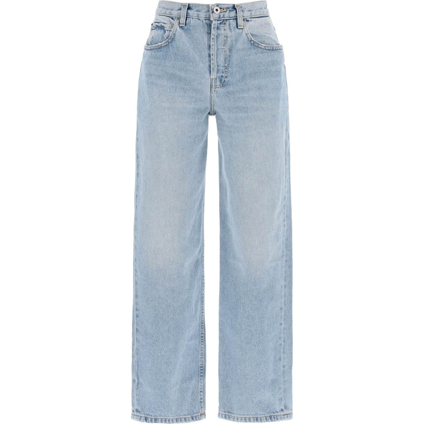 Interior remy wide leg jeans