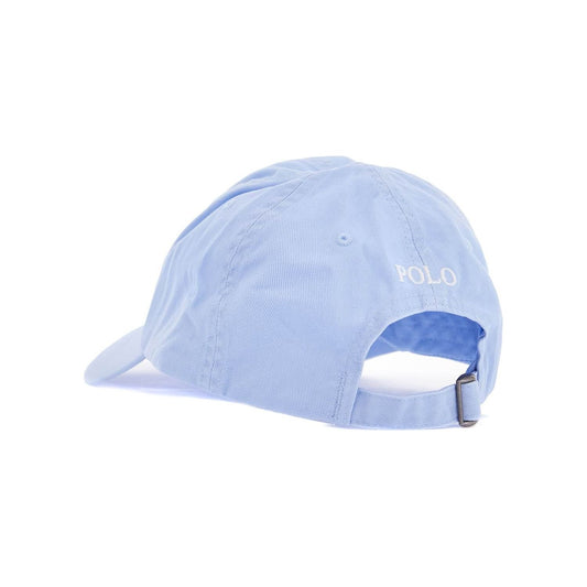 Polo Ralph Lauren light blue cotton hat with horse logo Scarves Hats & Gloves Polo Ralph Lauren