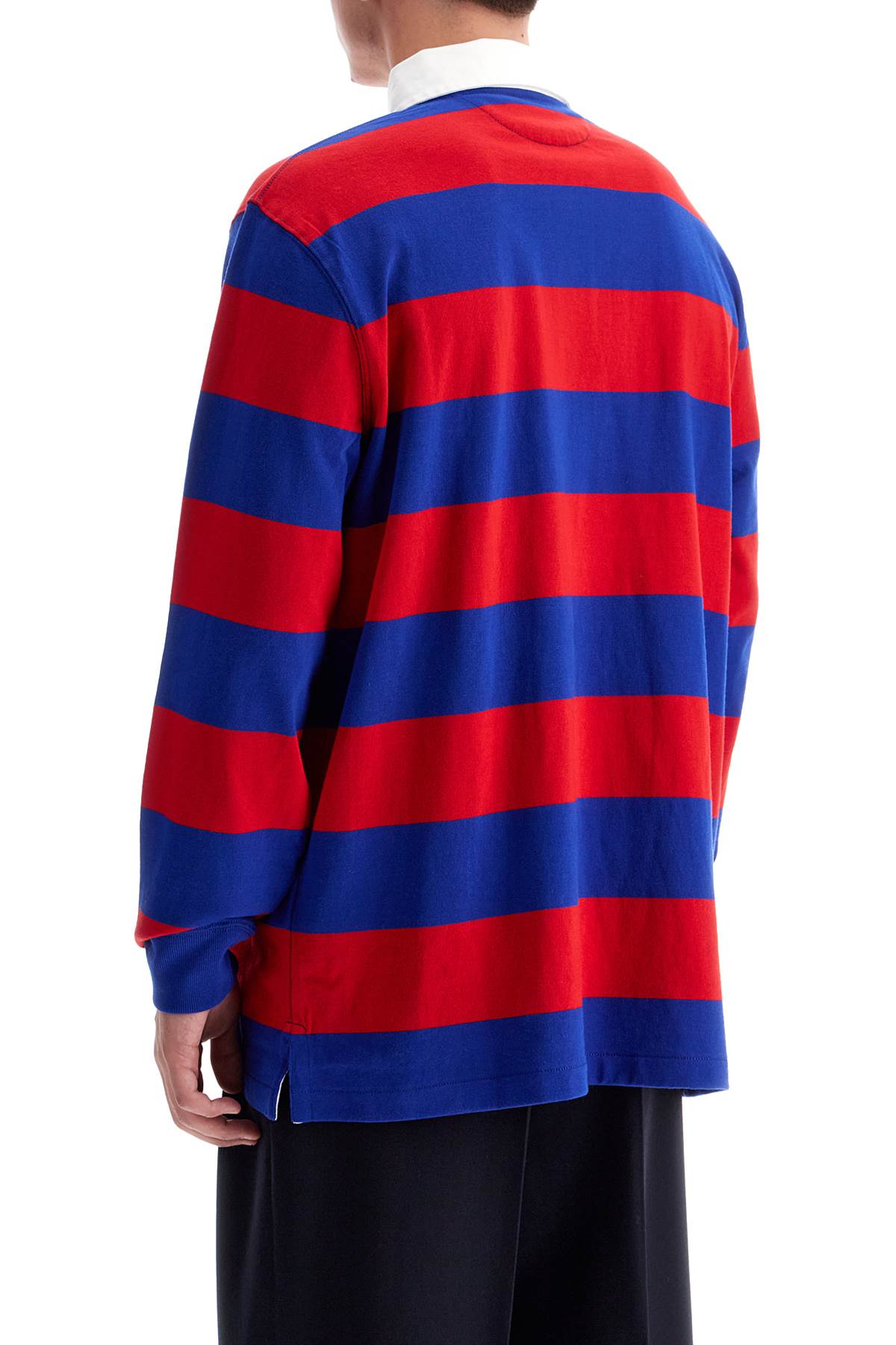 Polo Ralph Lauren long-sleeved striped polo shirt for