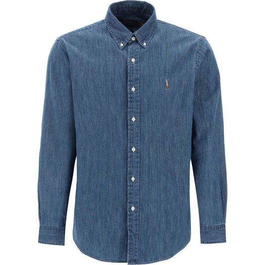 Polo Ralph Lauren custom fit shirt in lightweight denim Shirts Polo Ralph Lauren