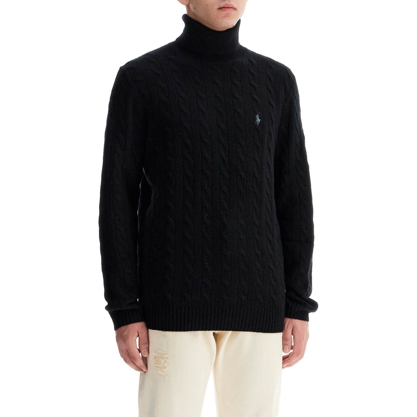 Polo Ralph Lauren cable-knit wool and cashmere turt Knitwear Polo Ralph Lauren