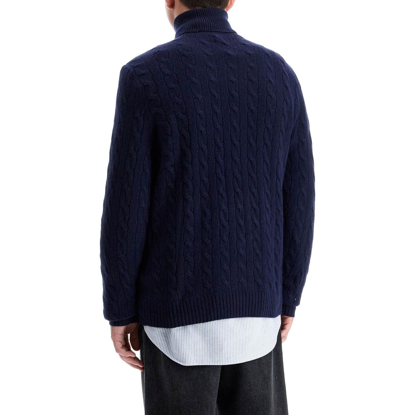 Polo Ralph Lauren high-neck wool and cashmere cable-knit pullover sweater Knitwear Polo Ralph Lauren