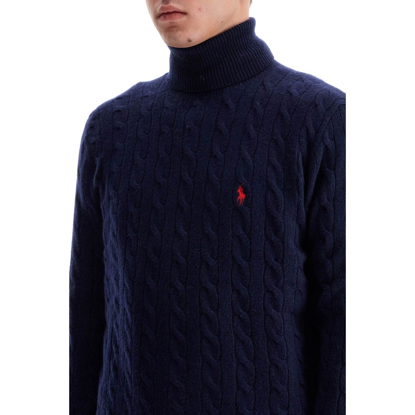 Polo Ralph Lauren high-neck wool and cashmere cable-knit pullover sweater Knitwear Polo Ralph Lauren