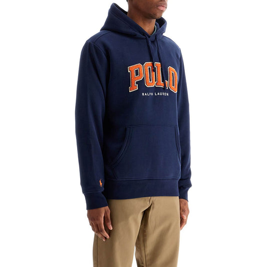 Polo Ralph Lauren blue cotton and polyester hoodie with embroidered logo Topwear Polo Ralph Lauren