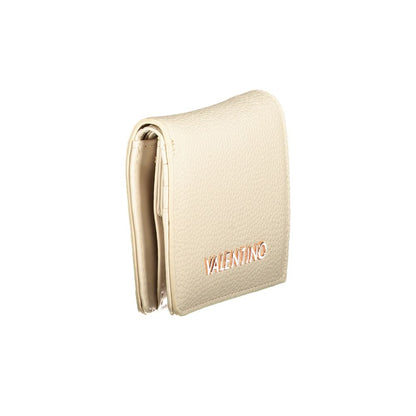 Mario Valentino Beige Polyurethane Women Wallet