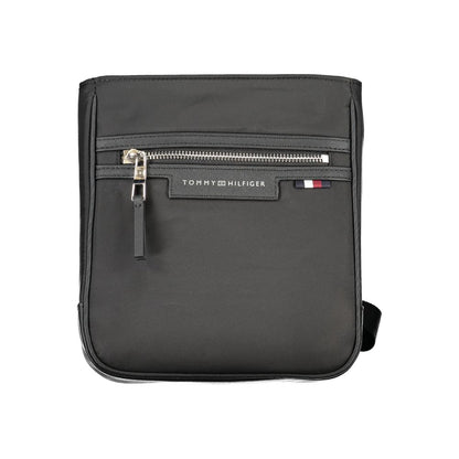 Tommy Hilfiger Black Polyester Men Shoulder Bag