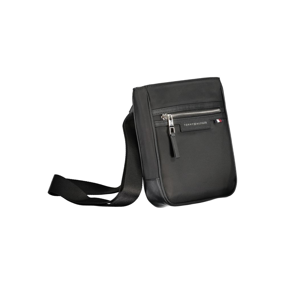 Tommy Hilfiger Black Polyester Men Shoulder Bag