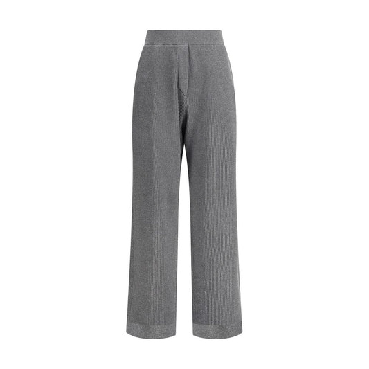 Brunello Cucinelli Gray Cotton Casual Pants
