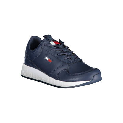 Tommy Hilfiger Blue Polyurethane Men Sneaker