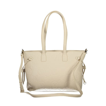Mario Valentino Beige Polyurethane Women's Handbag