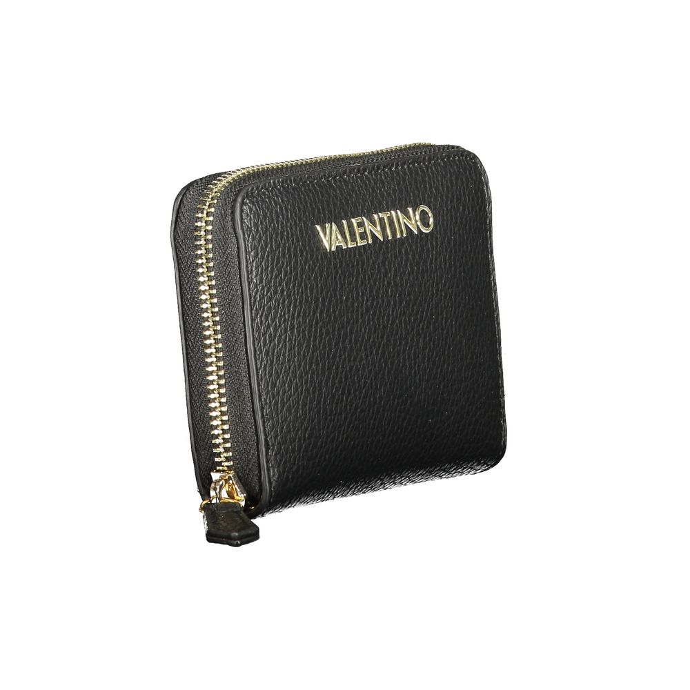 Mario Valentino Black Polyurethane Women Wallet