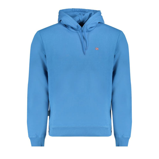 Napapijri Blue Cotton Men Sweatshirt