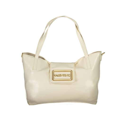 Mario Valentino Beige Polyurethane Women Handbag