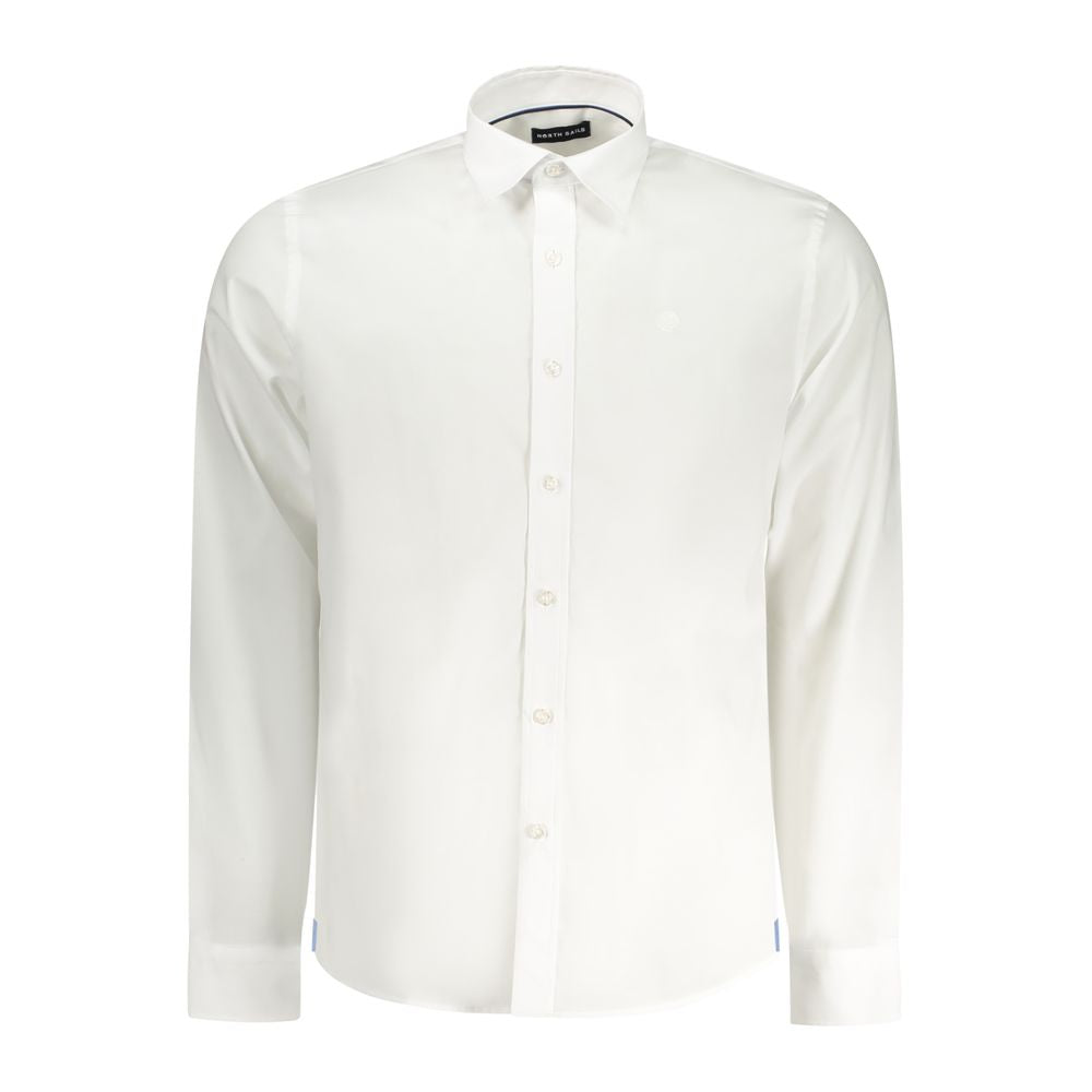 North Sails White Cotton Men Shirt