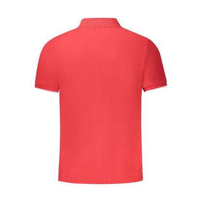 North Sails Red Cotton Men Polo