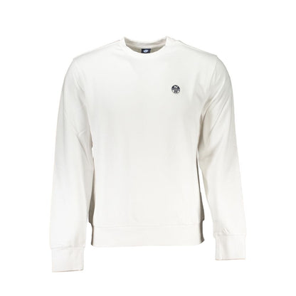 North Sails White Cotton Men Sweatshirt
