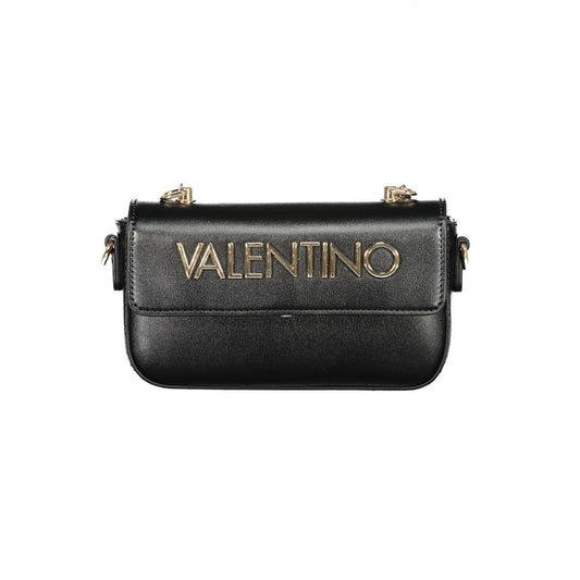Mario Valentino Nero Polyurethane Women Shoulder Bag