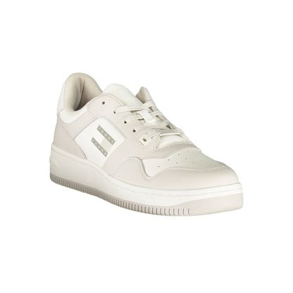 Tommy Hilfiger White Leather Men Sneaker
