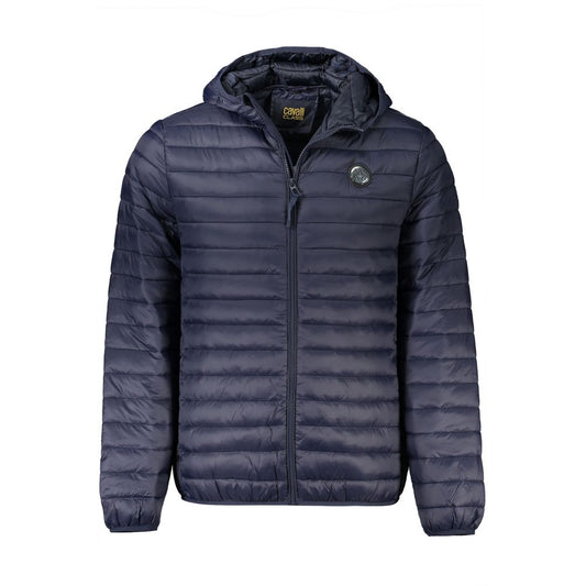 Cavalli Class Blue Polyamide Men's Jacket