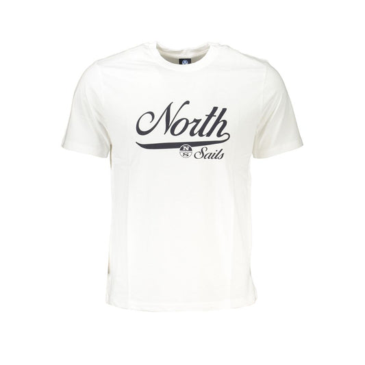 North Sails Bianco Cotton Men T-Shirt