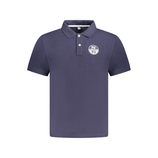 North Sails Blue Cotton Men Polo