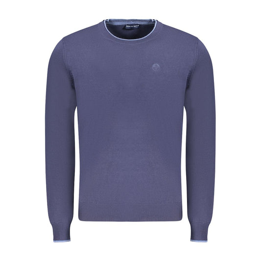 North Sails Blue Cotton Men's Sweater