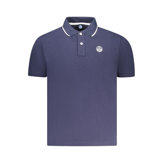 North Sails Blue Cotton Men Polo