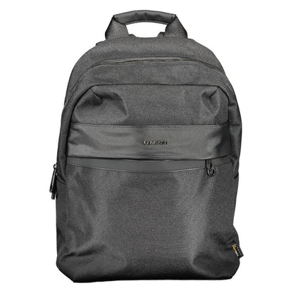 Calvin Klein Black Polyester Men Backpack