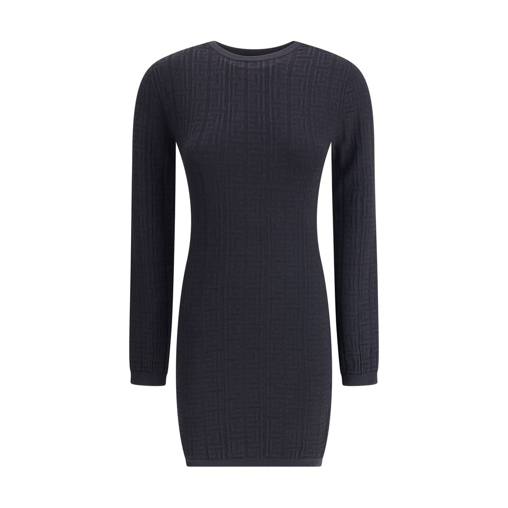 Balmain Black Viscose Casual Dress