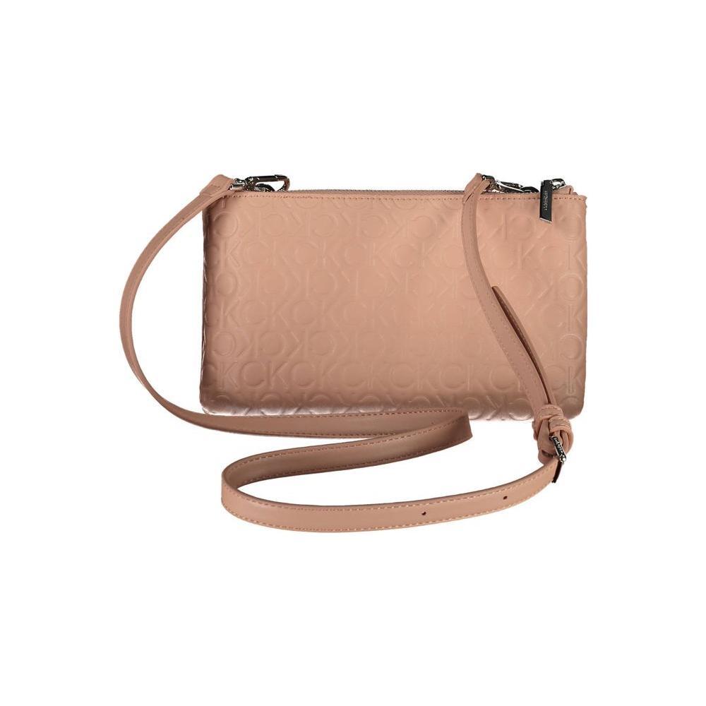 Calvin Klein Rosa Polyester Women Shoulder Bag