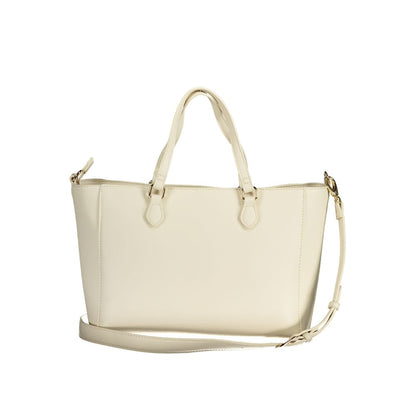 Mario Valentino White Polyurethane Women Handbag