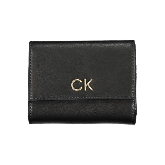 Calvin Klein Nero Polyurethane Women Wallet