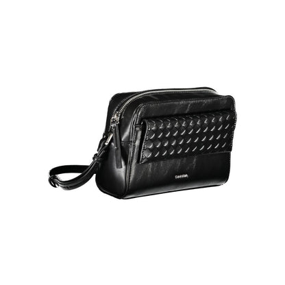 Calvin Klein Black Polyester Women Shoulder Bag