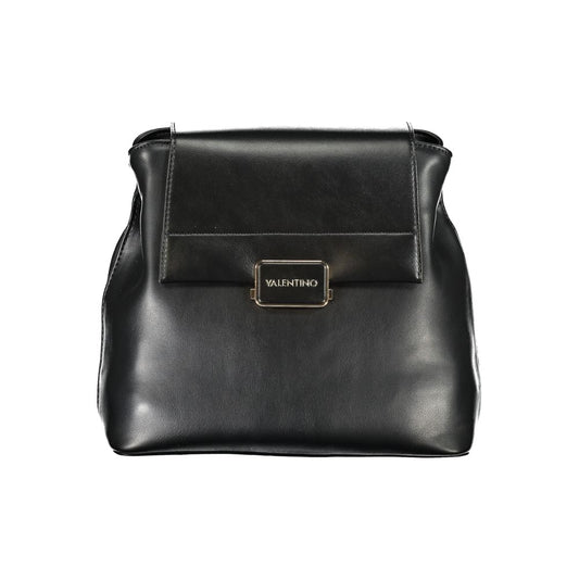 Mario Valentino Black Polyurethane Women Backpack