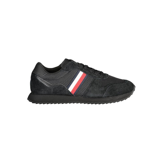 Tommy Hilfiger Nero Leather Men Sneaker