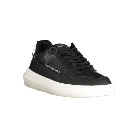 Calvin Klein Black Polyurethane Men Sneaker
