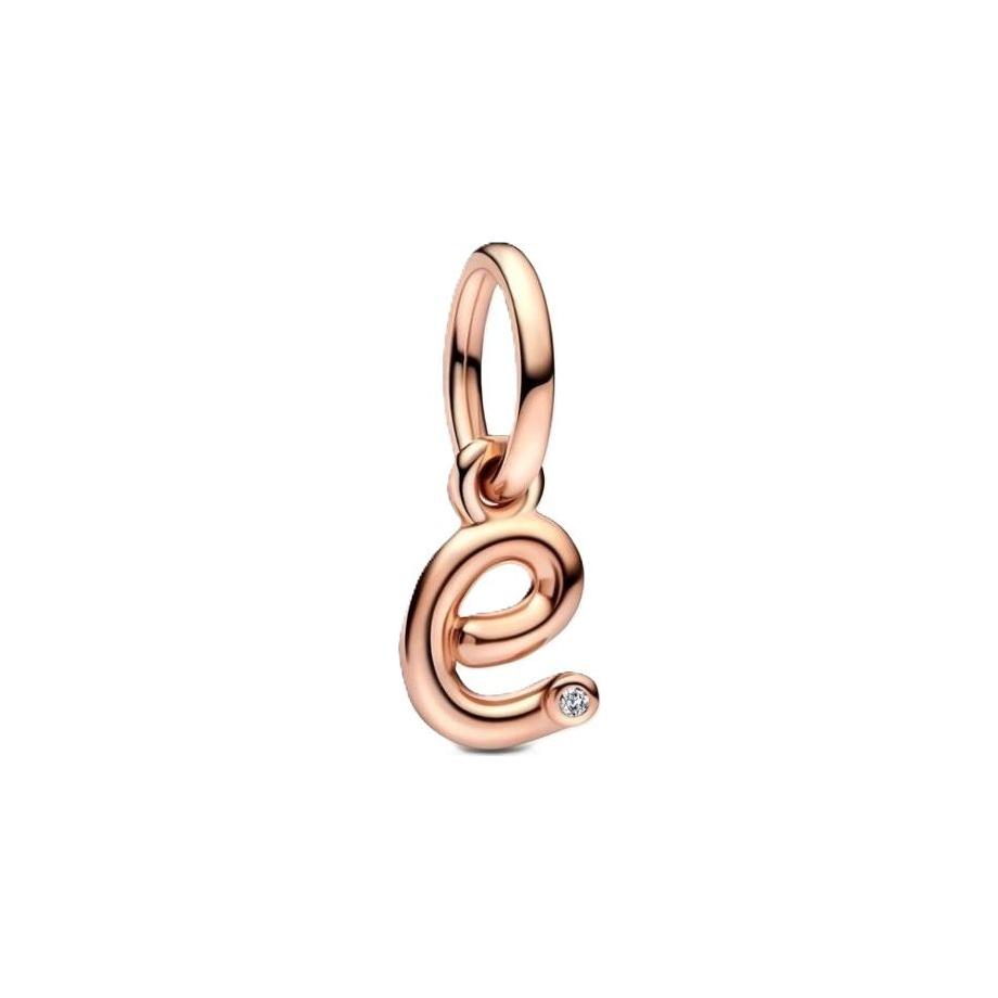 PANDORA CHARMS Mod. LETTER E DANGLE DESIGNER FASHION JEWELLERY PANDORA