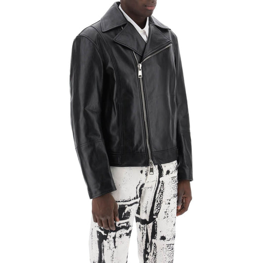 Alexander Mcqueen nappa biker jacket Jackets Alexander Mcqueen