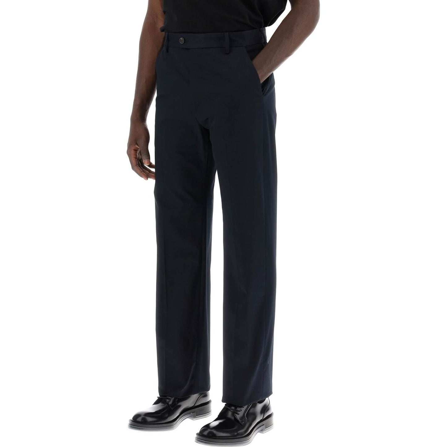 Alexander Mcqueen chino pants with logo lettering on the Trousers Alexander Mcqueen