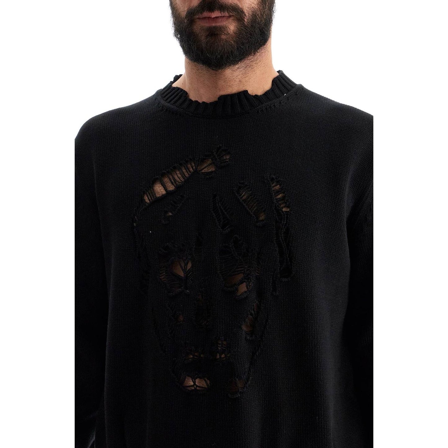 Alexander Mcqueen 'distressed skull print pul Knitwear Alexander Mcqueen