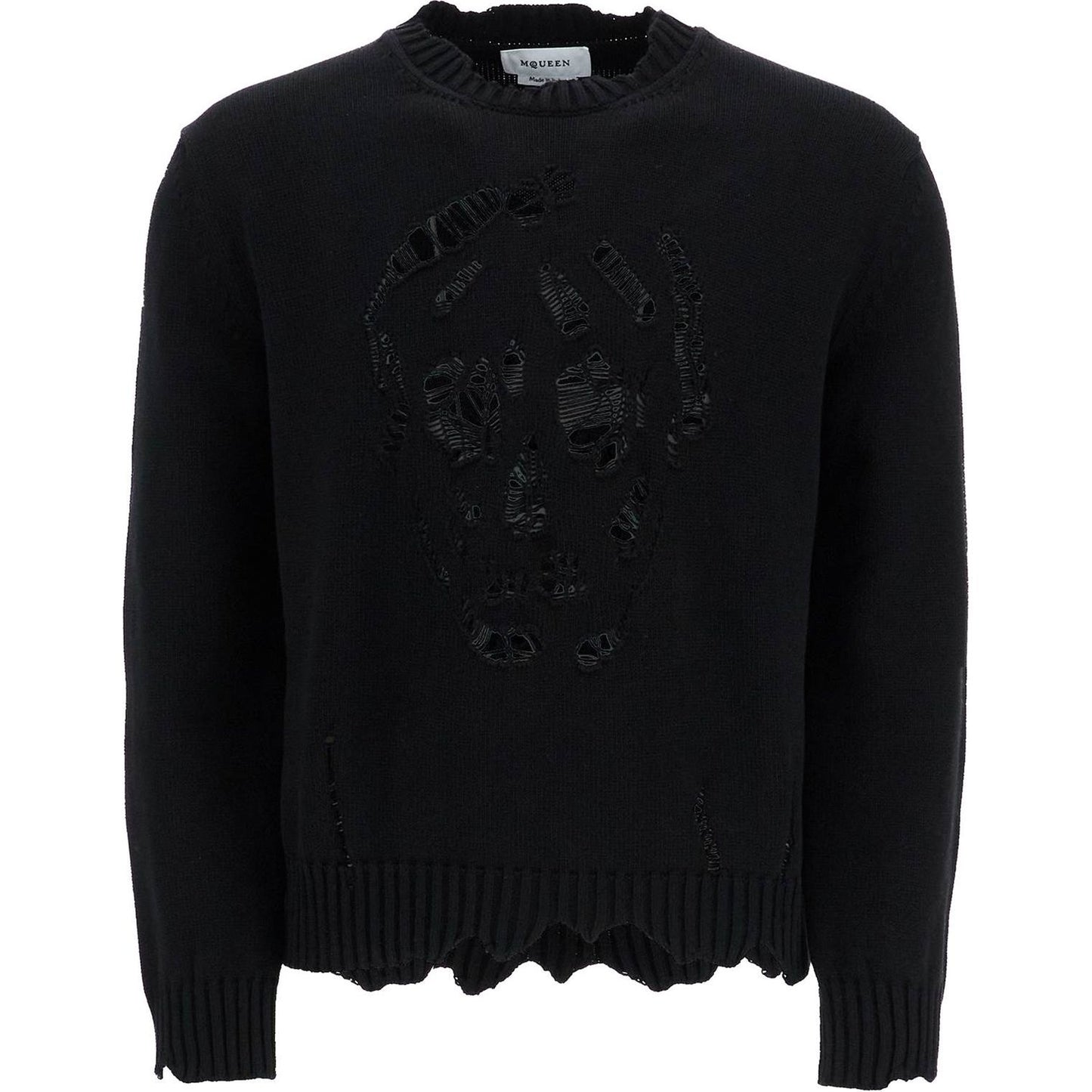 Alexander Mcqueen 'distressed skull print pul Knitwear Alexander Mcqueen