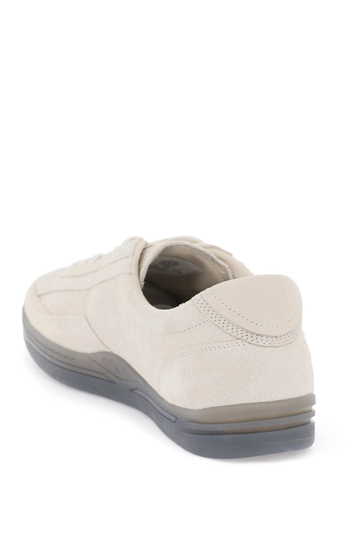 Stone Island suede leather rock sneakers for Sneakers Stone Island