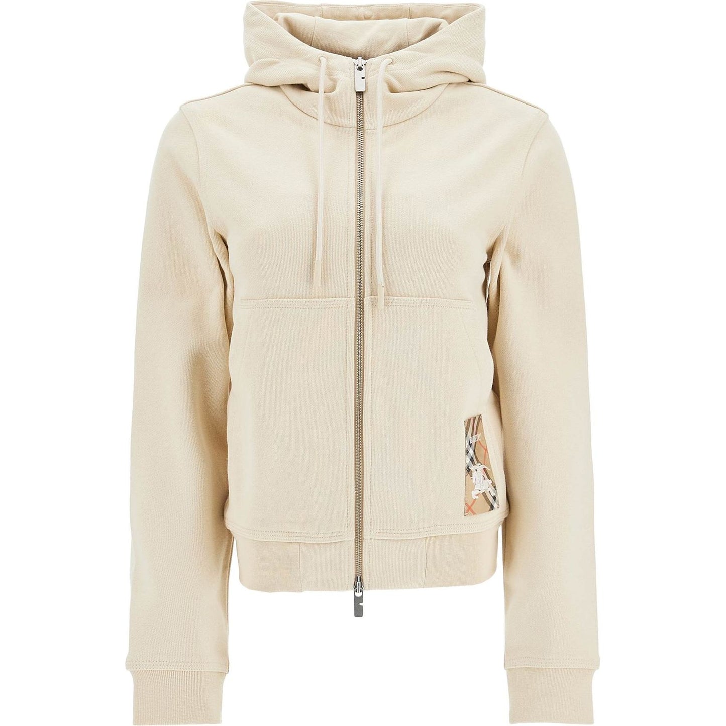 Burberry hooded full zip sweatshirt