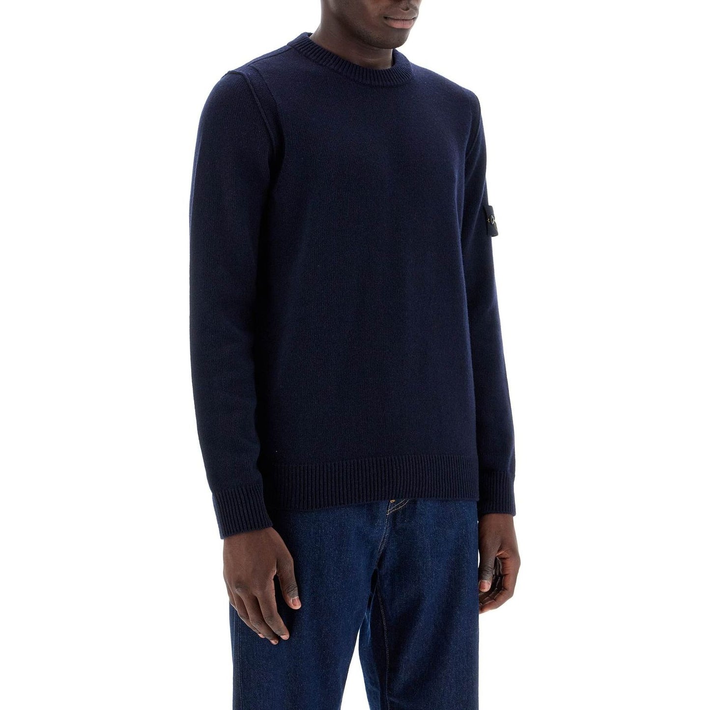 Stone Island crewneck wool blend pullover