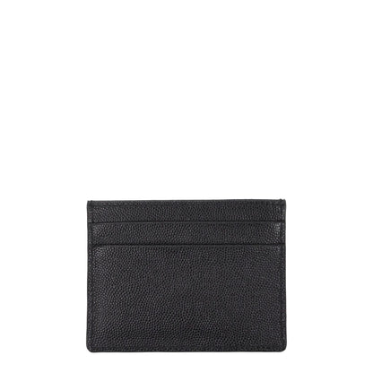 Palm Angels Black Leather Cardholder