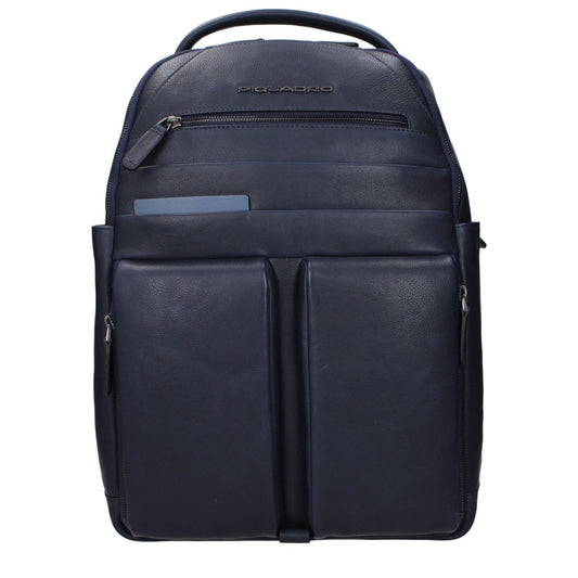 Piquadro Blue Leather Backpack1728,75667636384,Backpacks - Bags,Bags,Blue,Men,New with tags,Piquadro