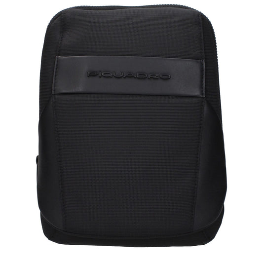 Piquadro Black Fabric Crossbody Bag1728,75667636384,Bags,Black,Crossbody Bags - Bags,Men,New with tags,Piquadro