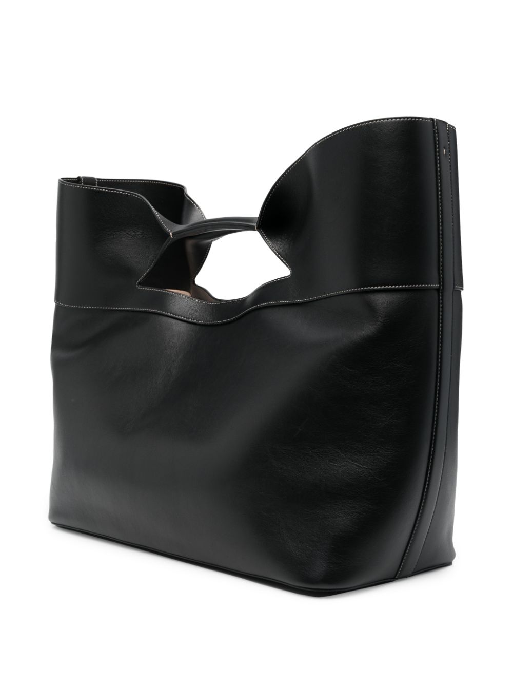 Alexander McQueen The Bow leather tote Bag Black Shopper Alexander Mcqueen