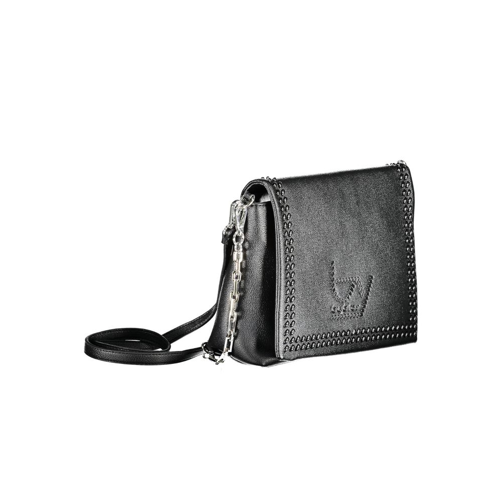 BYBLOS Black Polyurethane Women's Shoulder Bag