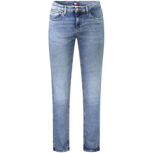 Tommy Hilfiger Blu Cotton Men Jeans 1728,67403481248,Blue,Clothing,Jeans Denim - Clothing,Men,New with tags,Slim Fit Jeans - Jeans Denim - Clothing,Tommy Hilfiger,W28 | L32,W29 | L32,W30 | L32,W31 | L32
